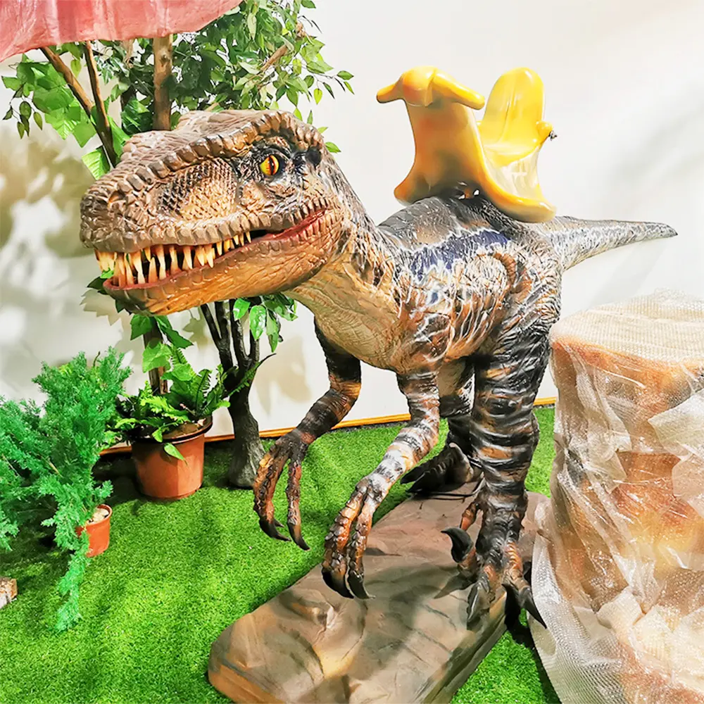 Real-life Animatronic Realistic Dinosaur Ride on Manufacture Life-size Artificial for Amusement Park