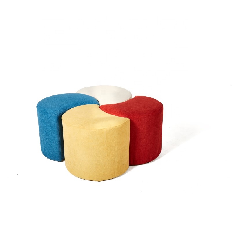 YASITE Many Color Optionl Fabric Pouf Ottoman Stool Chair