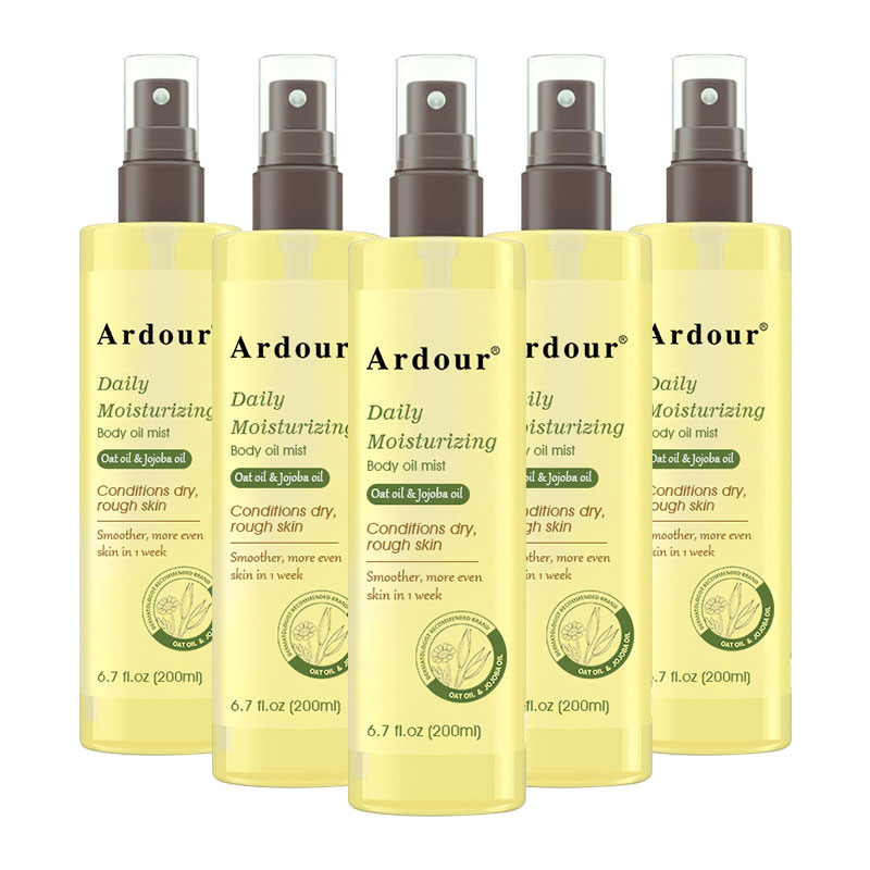 OEM vaseline radiant body oil for Dry Sensitive Skin Nourishing Body Spray for Smoother Skin daily Moisturizing Body Oil Mist