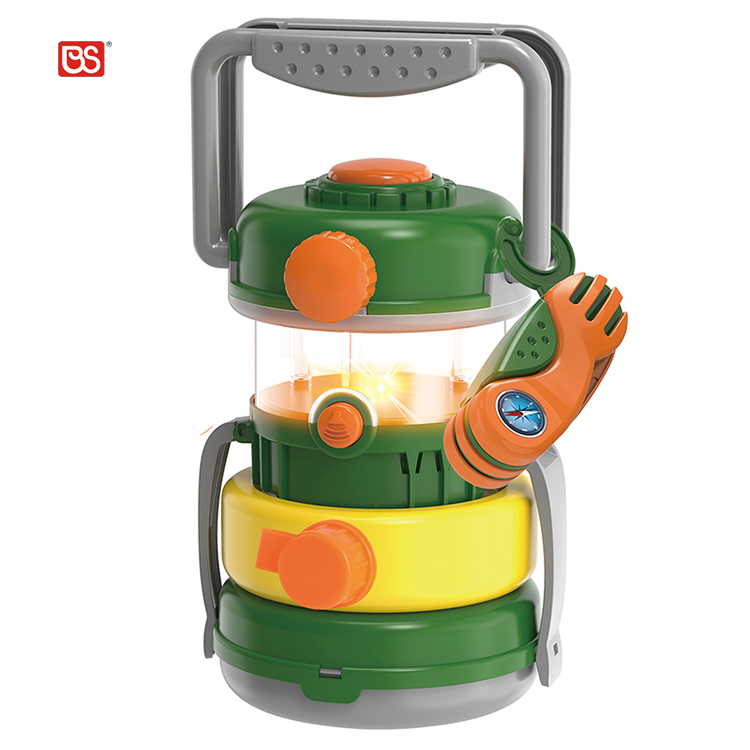 Multifunctional Pretend 6 in 1 Searchlight Set Children Picnic Camp Interesting Play Set with Sound&Light