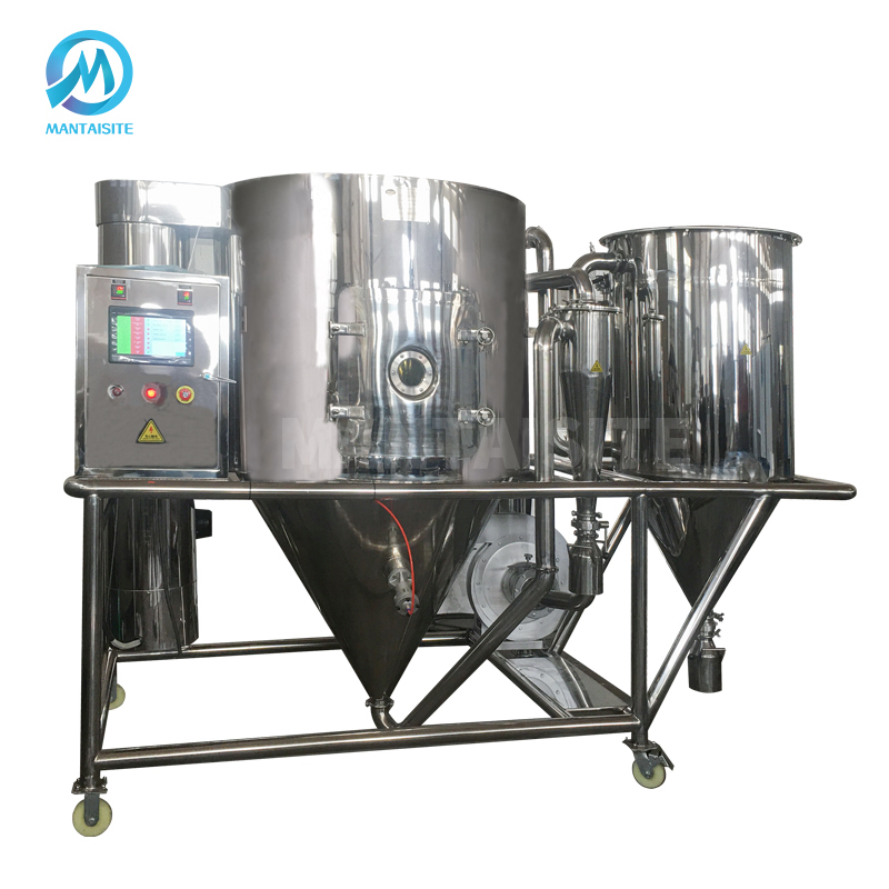 2L 5L 10L Food industry atomizer dehydrator machine for fruit egg milk powder spray dryer