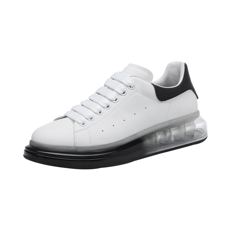 Korean version of fashion casual single shoes cowhide sports breathable men's shoes foreign trade shallow new small white shoes
