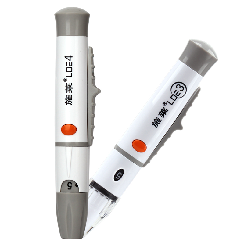 Reusable test glucose Blood Lancet Pen Lancing Device