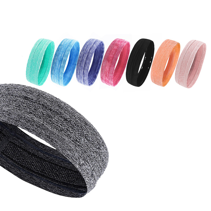 Anti-Slip Headband for Women,Mens Sports Sweatbands-Workout Yoga Running Sweat Wicking Stretchy Hair Bands