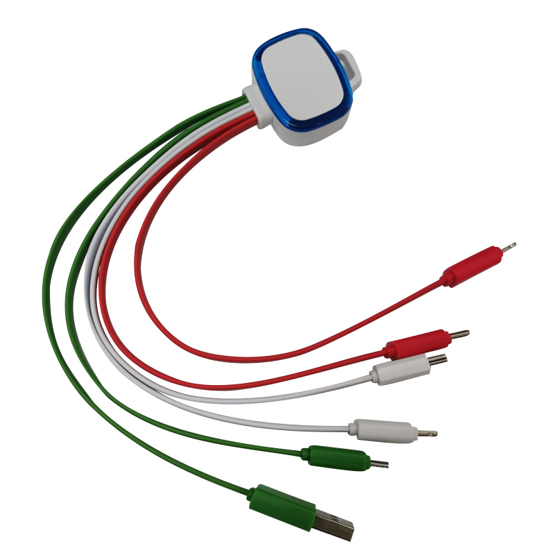 20 см зарядный кабель 6 в 1 usb зарядный брелок кабель для смартфона