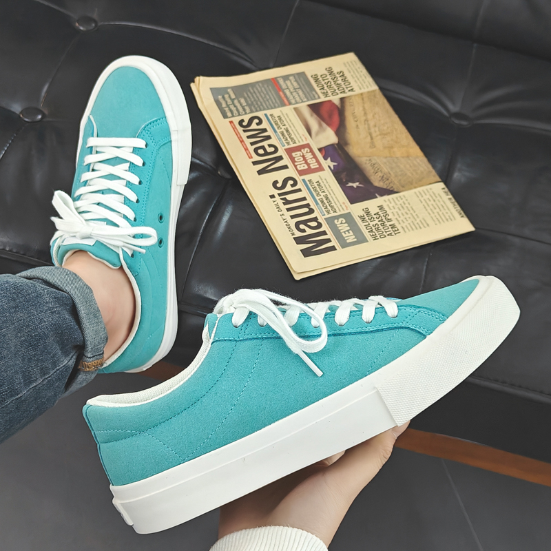 Factory Direct Sales Walking Style Vulcanized Rubber Shoes Sneakers Shoes For Woman Fashion Lace-up Vulcanized Shoes