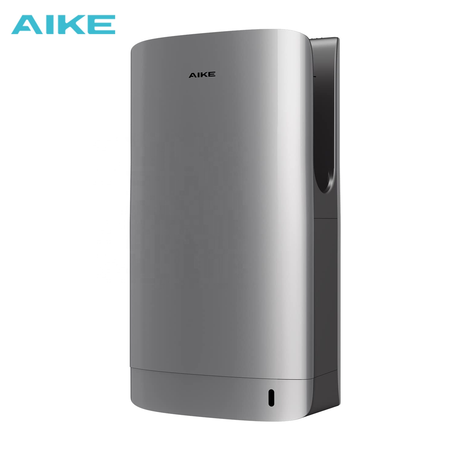 Aike New product AK2065 high speed wall mounted jet hand dryer bathroom ABS automatic hand dryer with hepa function