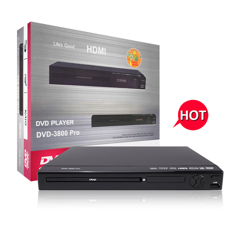 Жизнь хорошая DVD-3800 HDM I лучшие продажи пластиковый корпус для домашнего использования HD dvd плеер с компакт-дисков направляющая планка