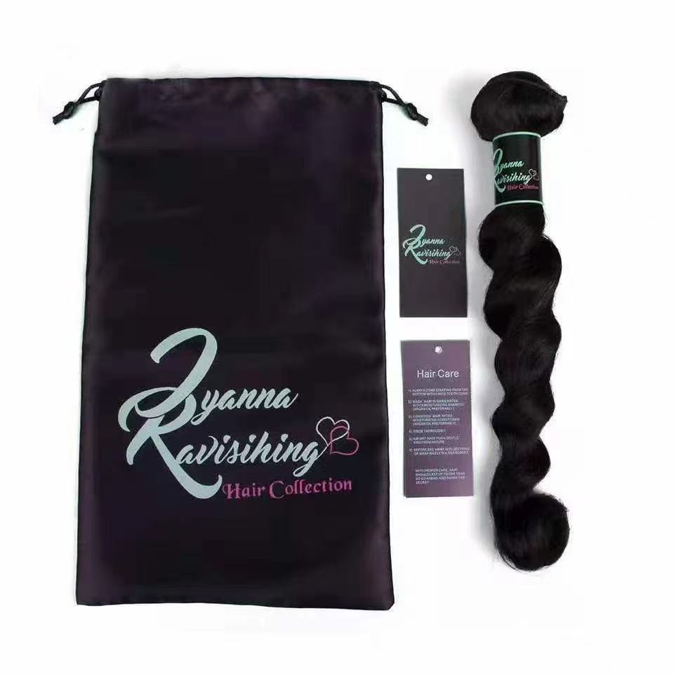 custom brand name printing women human hair wig swing hang tags paper hair labels with custom printing logo