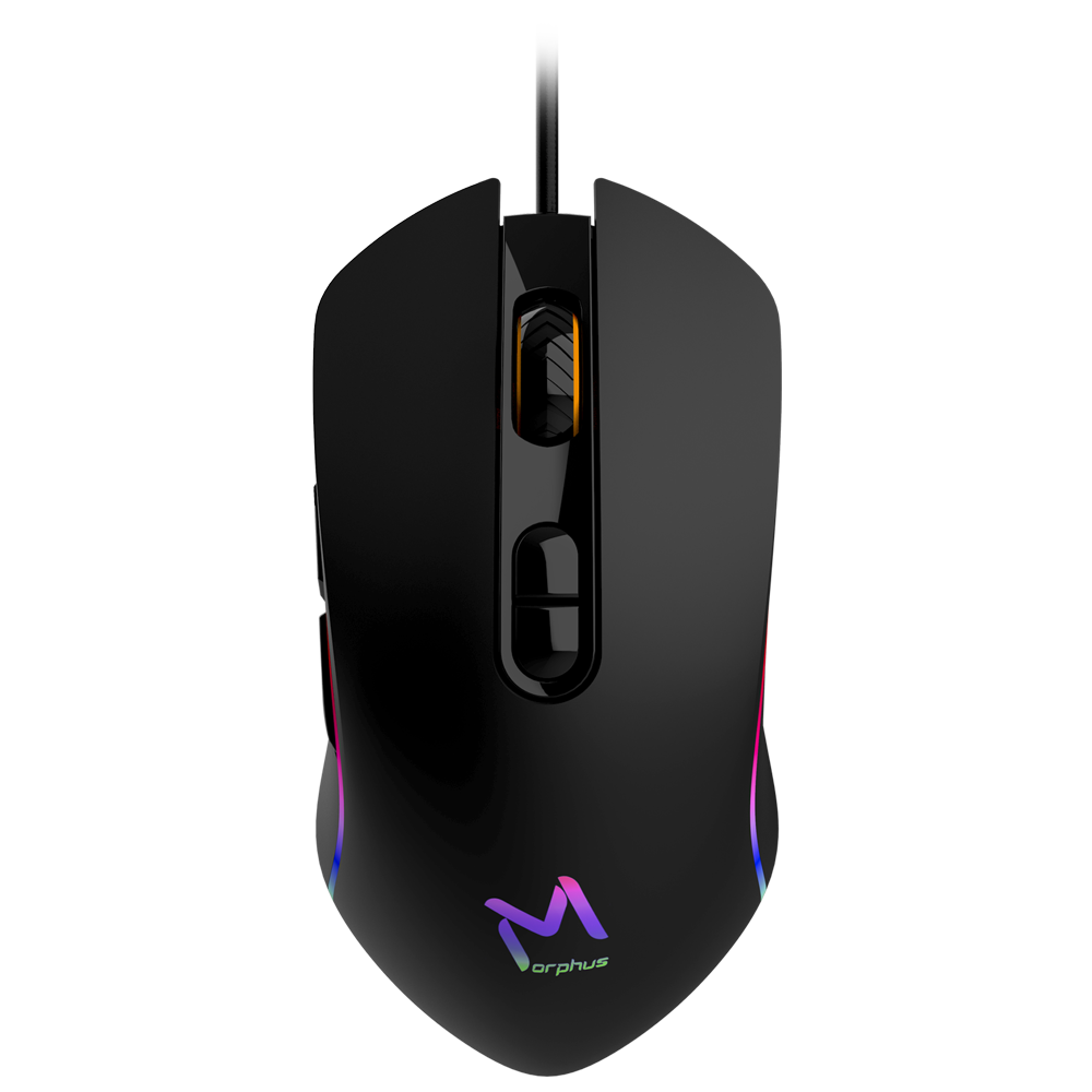 Компьютерная игровая мышь GX65, USB 4800 точек/дюйм RGB, программируемая Оптическая Проводная игровая мышь для ПК геймеров