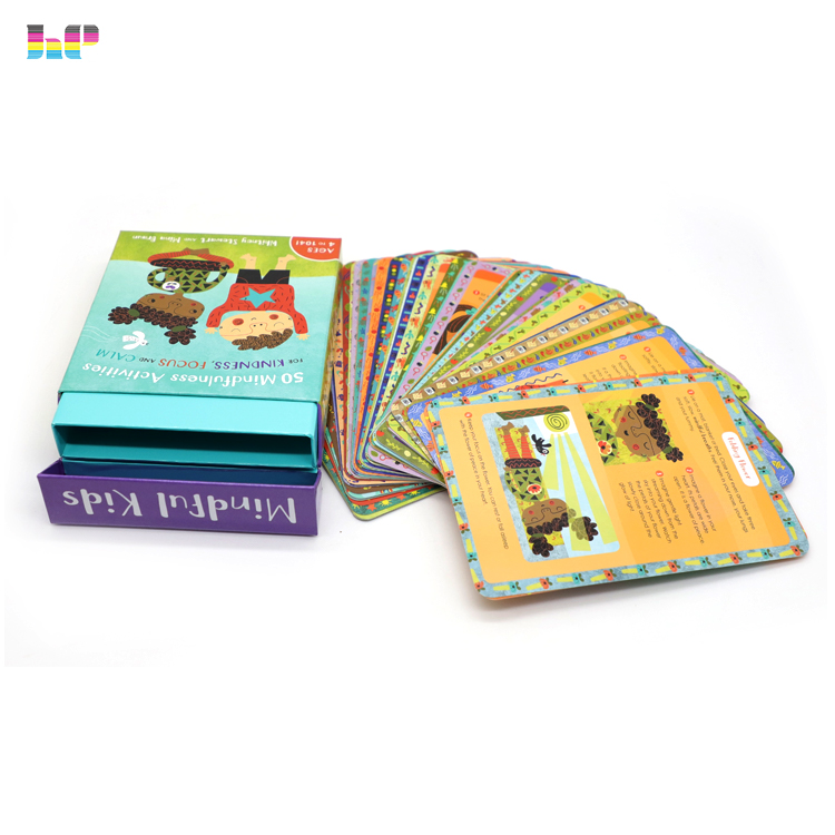 Custom high quality thank you card games playing card printing