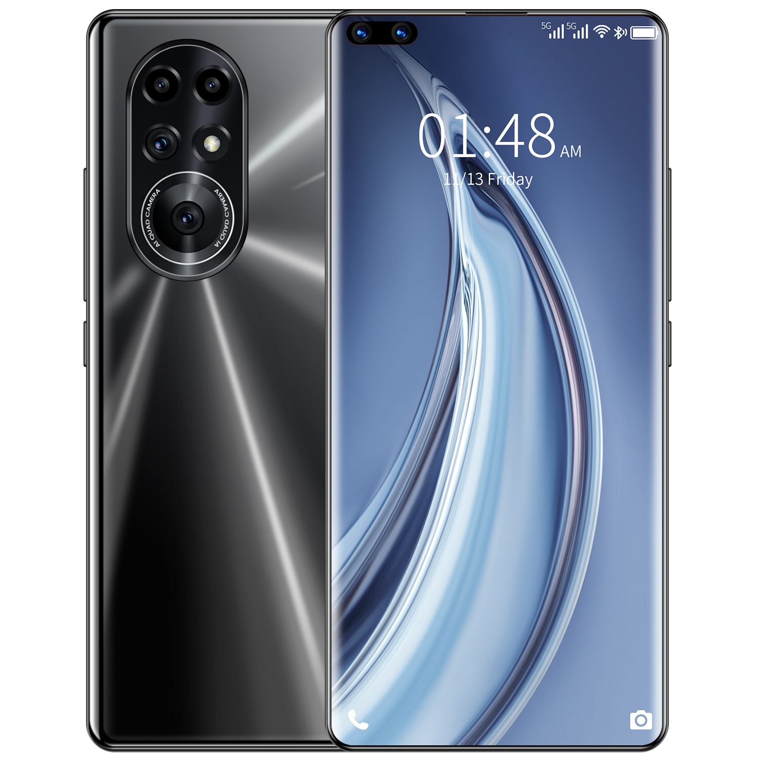 Newest Novo 8 Pro Smartphone Android 16GB RAM 512GB ROM 6800mAh Deca Core CPU Mobile Phone 7.3"HD Mobile Phone