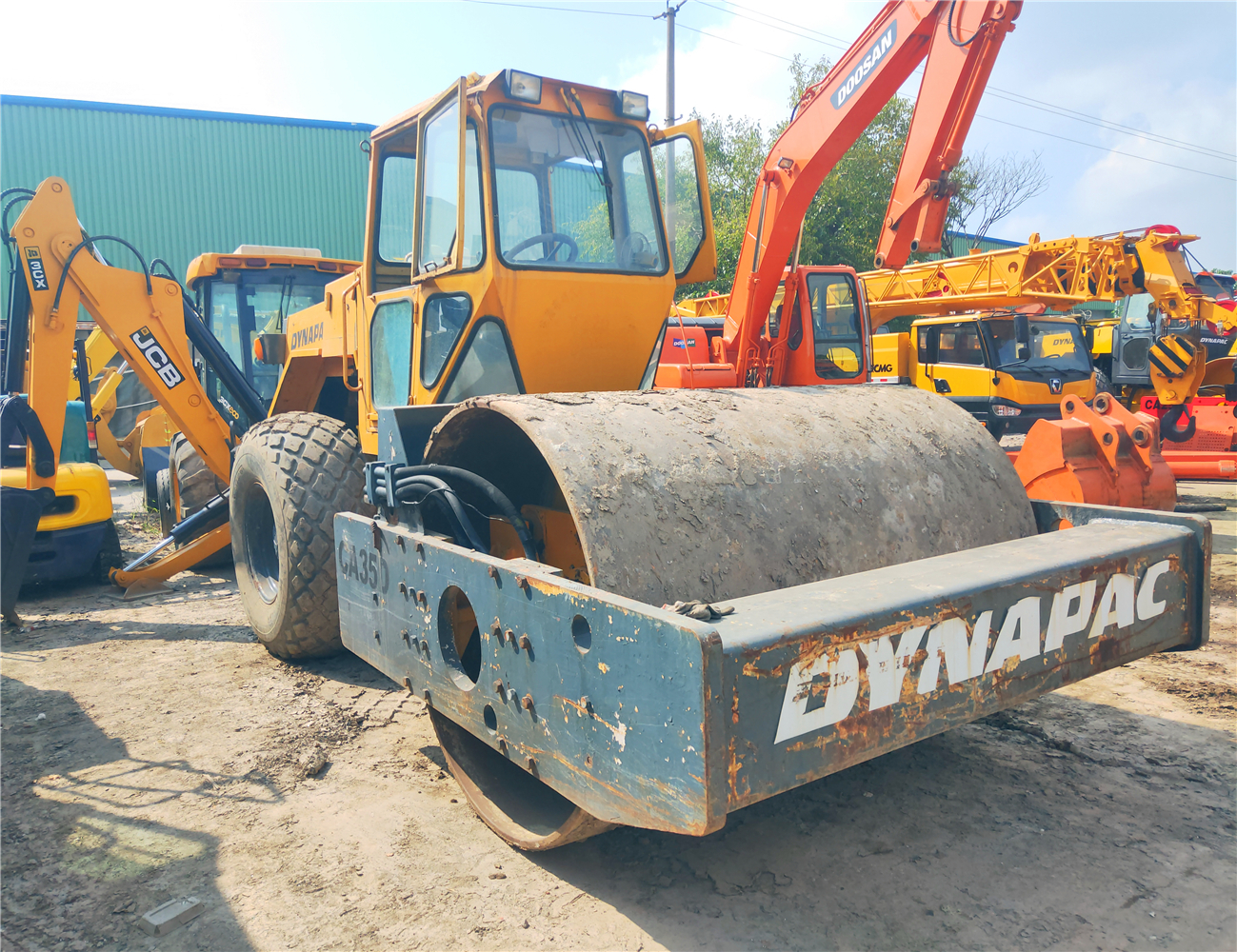 Used secondhand Dynapac Roader Roller CA35D CA30D CA251D CA25D For sale with good performance and good condition