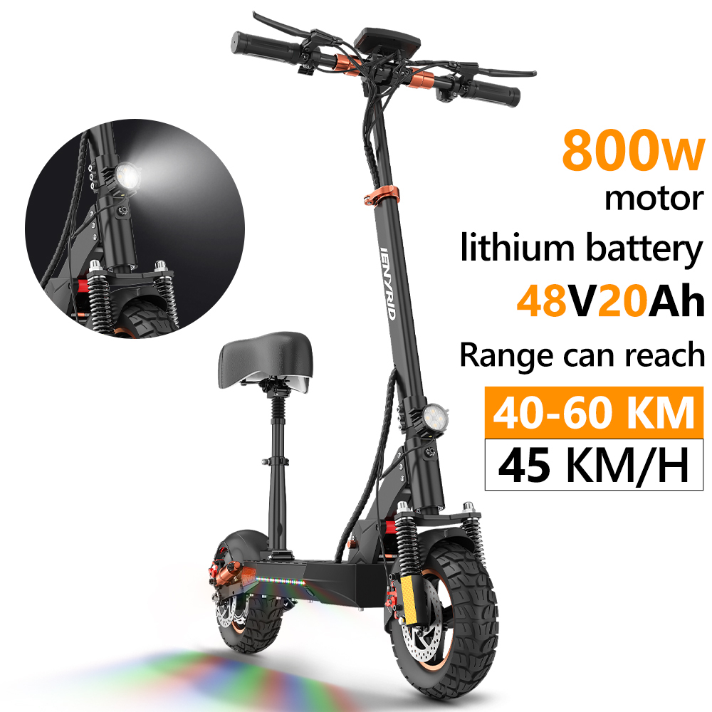 Fast electric scooter 800w kick scooter iENYRID M4 PRO S+ MAX 48v 10inch 45km/h portable off-road Commuting adult e scooters
