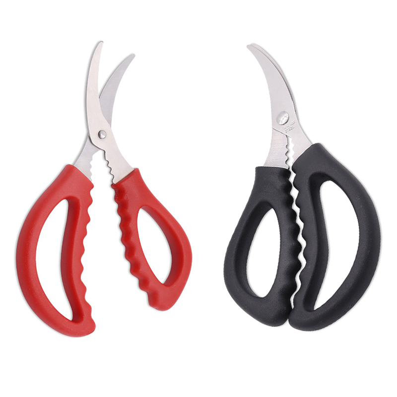 Amazon Hot Selling Shrimp line peeling Scissors Shears Household Kitchen Using Tools Seafood Scissors