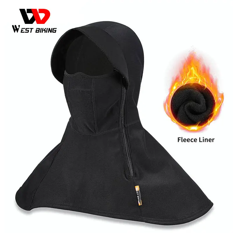 WEST BIKING Thermal Washable Mouth Warm Hole Design Breathable Full Face Mask Warm Windproof Sports Full Face Bicycle Bike Mask