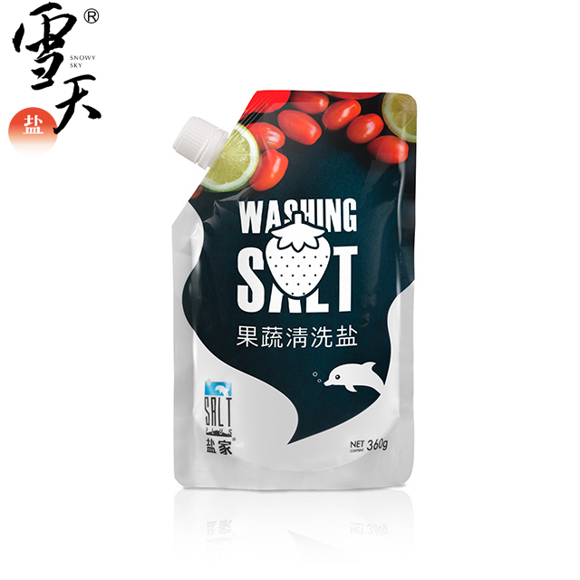 SNOWY SKY Fruit and vegetable cleaning salt Clean and hygienic insecticide cleaning salt to kill Anti-virus germicidal salt