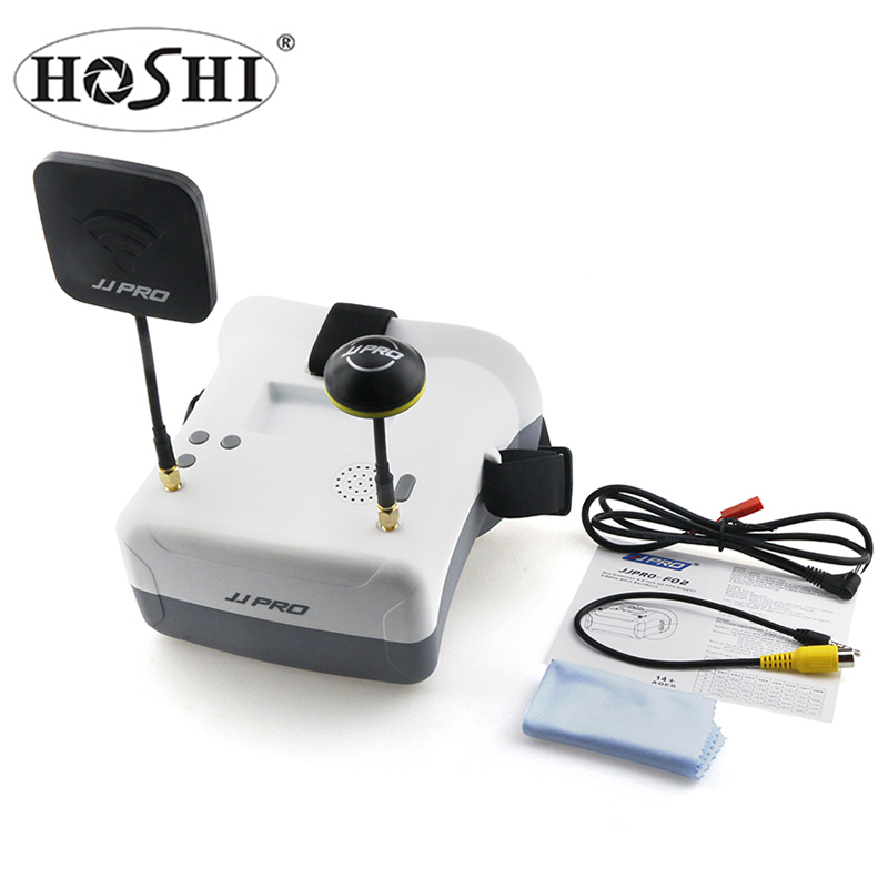 Хоши JJRC JJPRO F02 5,8 ГГц 4,3 дюймов 40CH FPV очки гарнитура виртуальной реальности VR очки для беспилотный гоночный Квадрокоптер на дистанционном управлении вертолет