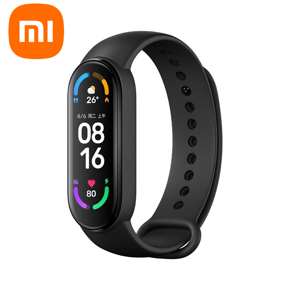 xiao mi band 6 Classic 5 ATM Silicone Smart Watch Sport Band
