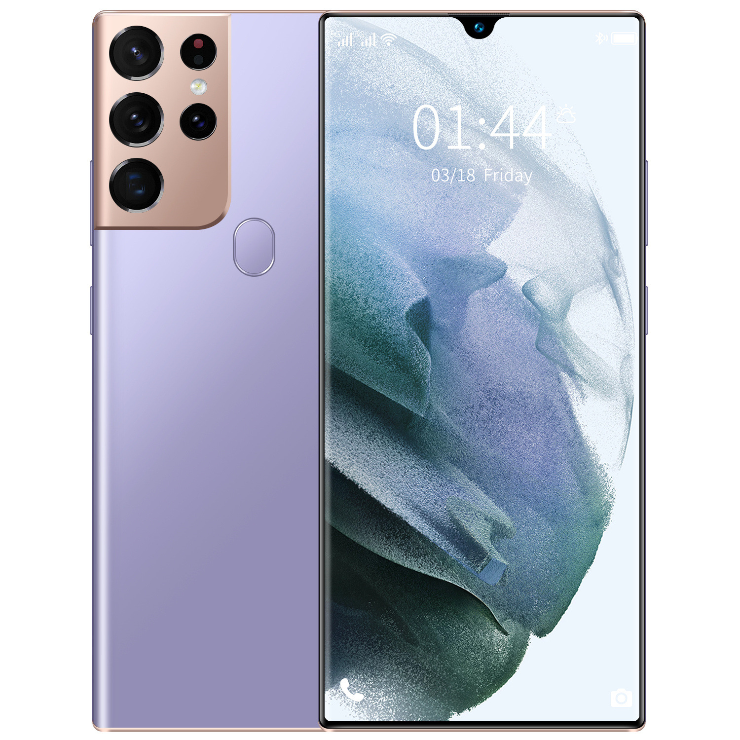 Смартфон s21u plus, 32 + 64 Мп, 4 ядра, 2 SIM-карты, 16 + 512 ГБ, 6,9 дюйма, Android 8,0