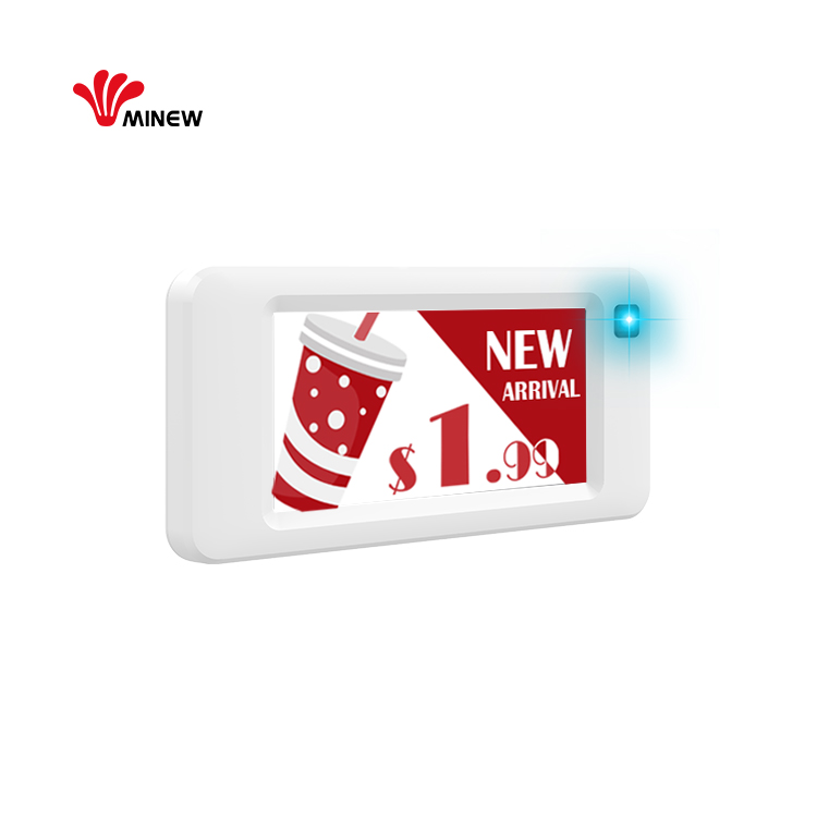 Minew 2,13 дюймов epaper дисплей eink nfc esl wifi электронная Цена Этикетка esl