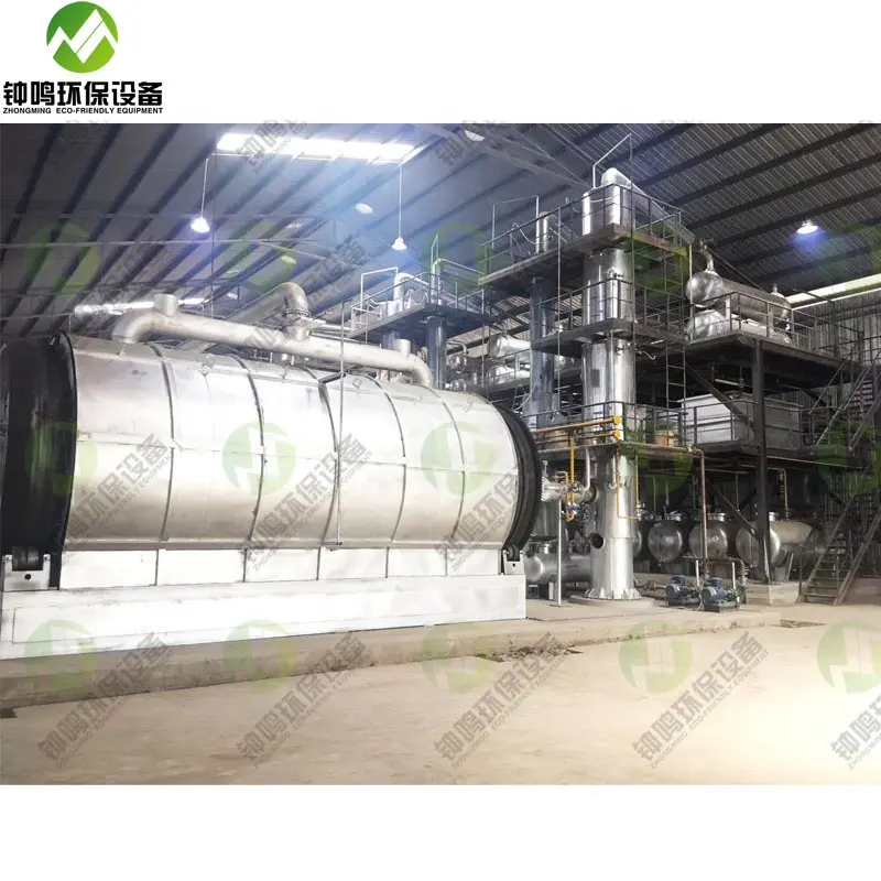 Pyrolysis Plastic Oil Refinery Distillation Plant with Latest Technology