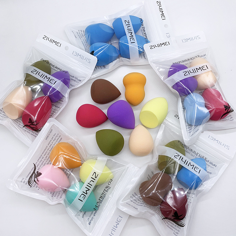 Free Samples Amazon Hot Sale Puff Blending Blender Wedge Makeup Sponge Powder Puff