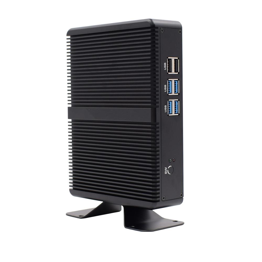 intel core i5 8250U i3 7100U i7 4500U Fanless small Desktop PC for Education