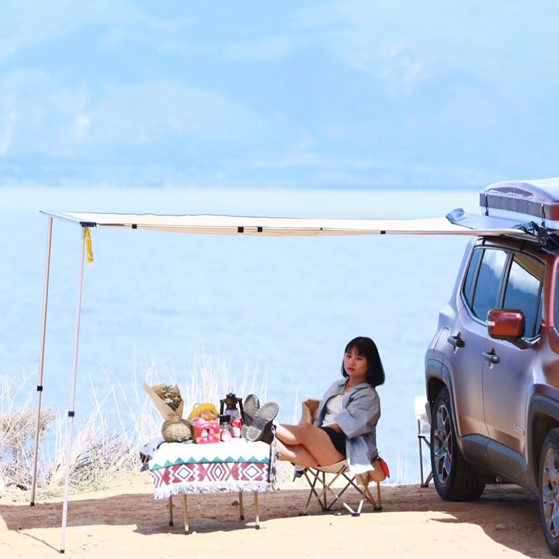 2021 cars side tent Ultralight Car Folding Oxford side awnings size 1.5*2m 2*2m 2*2.5m 2*3m 2.5*3m