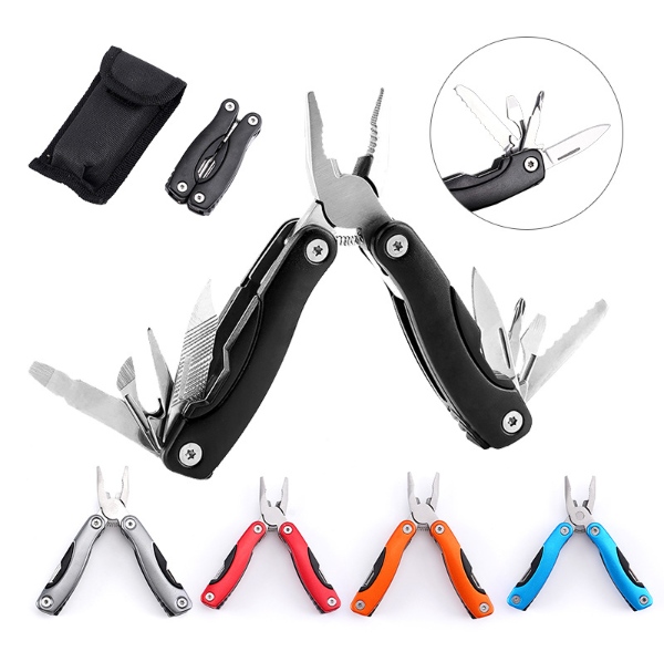 Free Sample Promotion Gift Camping Accessory Hand Tools 13 in 1 Compact Mini Plier Multi Tool