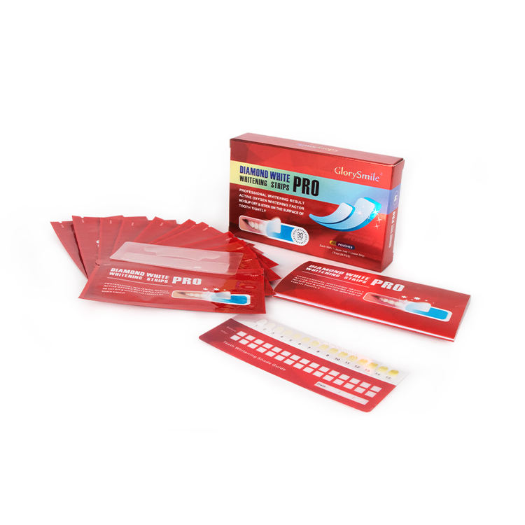 Wholesale Glorysmile Dental Bleaching 6% Hydrogen Peroxide Teeth Whitening Dry Strips