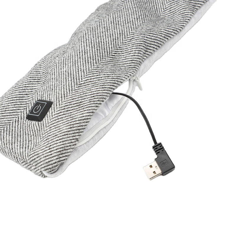Шарф с электрическим подогревом, быстрое прогревание графеном, usb, моющийся