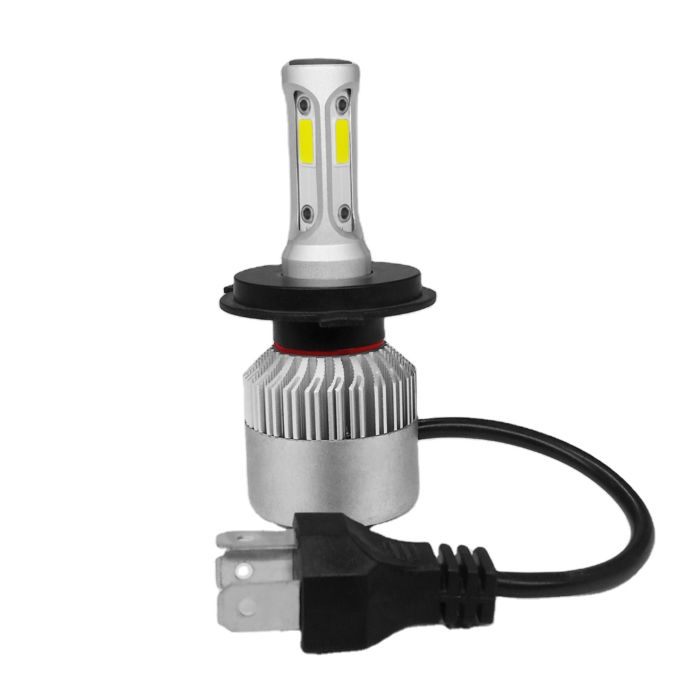 S2 светодиодные фары H4 8000lm COB 20W белый светодиод h1 h3 h7 h8 h9 h10 h11 9005 9006 s2 светодиодная лампа H4