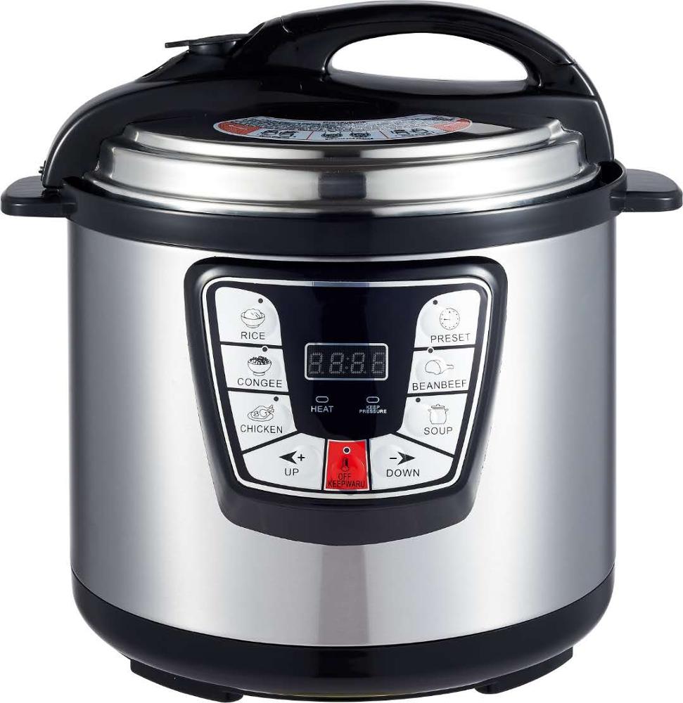 6 quart instant function pot 1000W ETL Electric high pressure multi cooker 0~70kpa