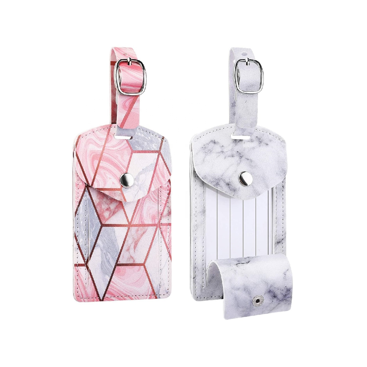 MoKo Custom [2-Pack] дорожные бирки для багажа из искусственной кожи, идентификационные этикетки, бирка для багажа для чемоданов, рюкзаков