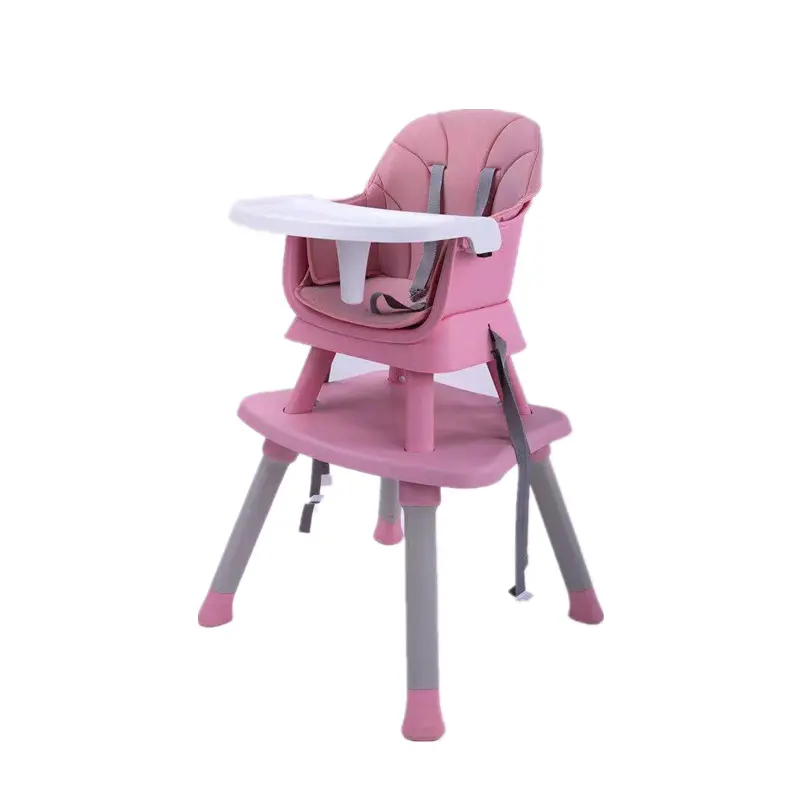New Trends 6 in 1 Multi-function Portable Adjustable Folding Kids Feeding Dining Booster Baby High Chair