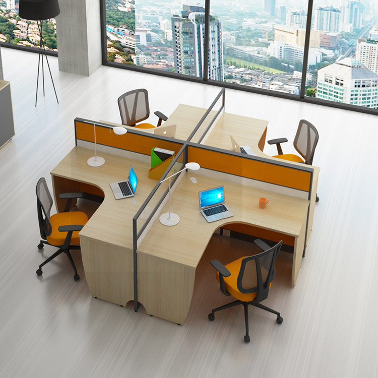 4 Person Workstation High Quality Modern Office Desk computer table Office Furniture