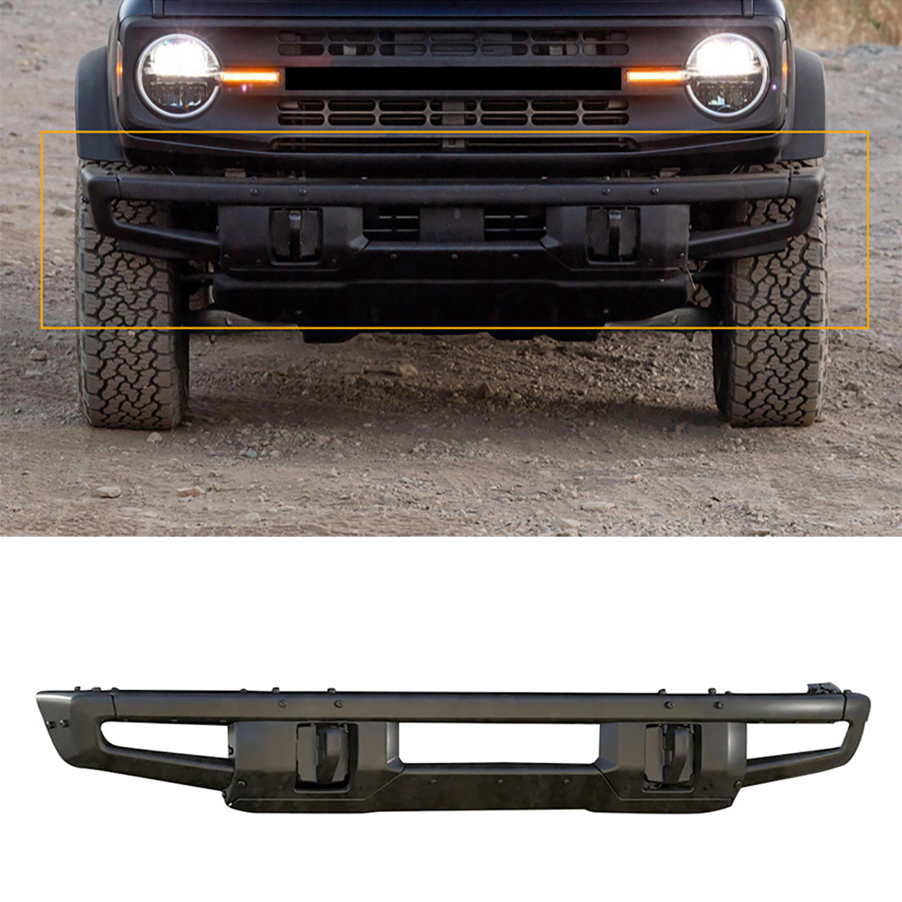 Передний бампер для 2021 2022 Ford Bronco 2 & 4, комплект дверей для внедорожника, стальные бамперы, Запчасти 4x4, аксессуары