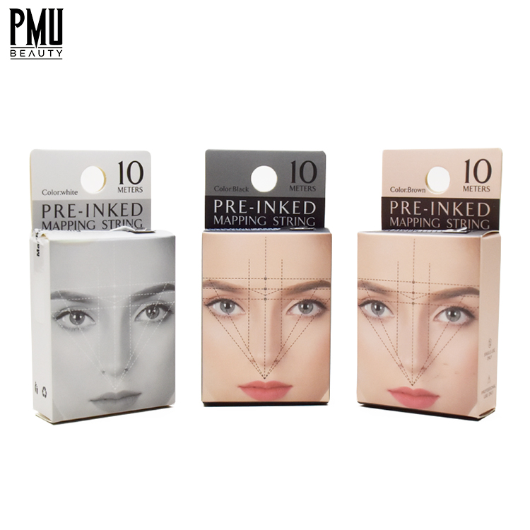 PMbeauty микроблейдинг, предварительно Встраиваемая татуировка, Pmu-Гирлянда для отображения бровей, маркер для бровей, татуировка, точечная пигментная гирлянда