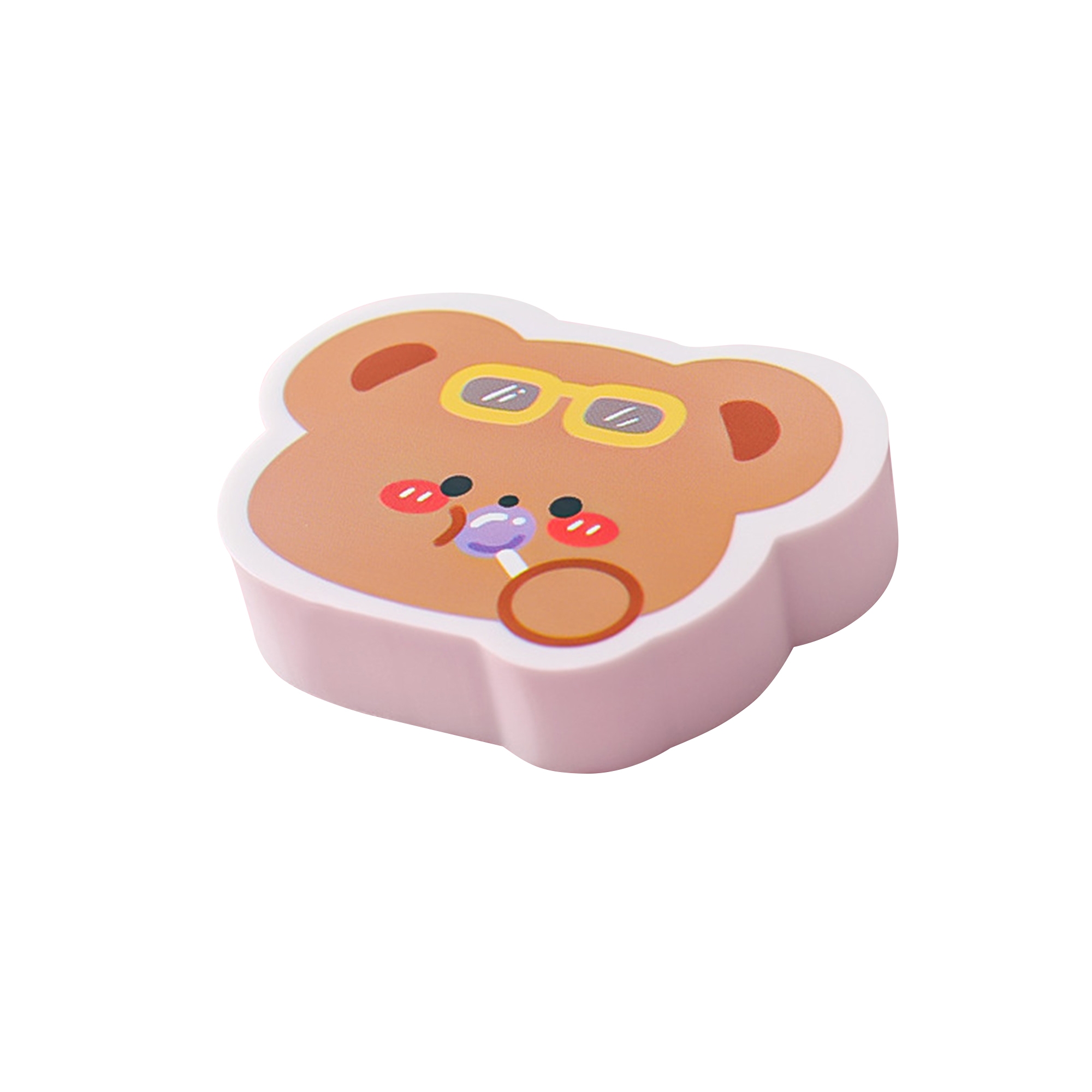 Индивидуальный 2d kawaii животные мультфильм Мини резиновый детский школьный карандаш ластик