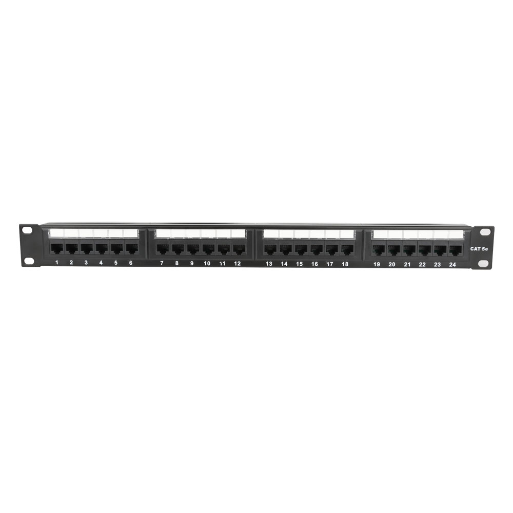 Низкая цена на заказ Сетевые Аксессуары RJ45 24 порт волокна cat6 патч-панель