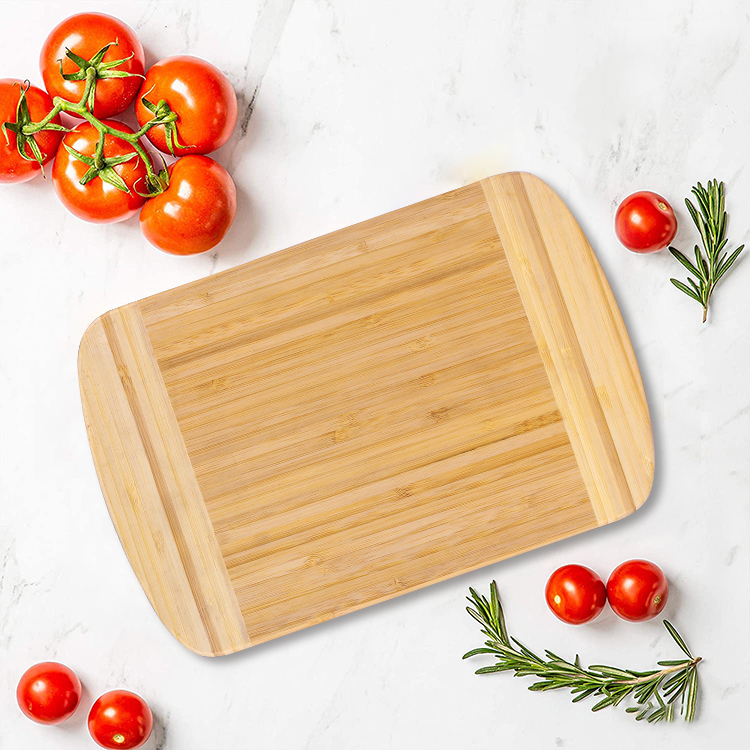 Wood Butcher Block and Wooden Carving Board for Meat and Chopping Vegetables, Bamboo chopping board with juice groove