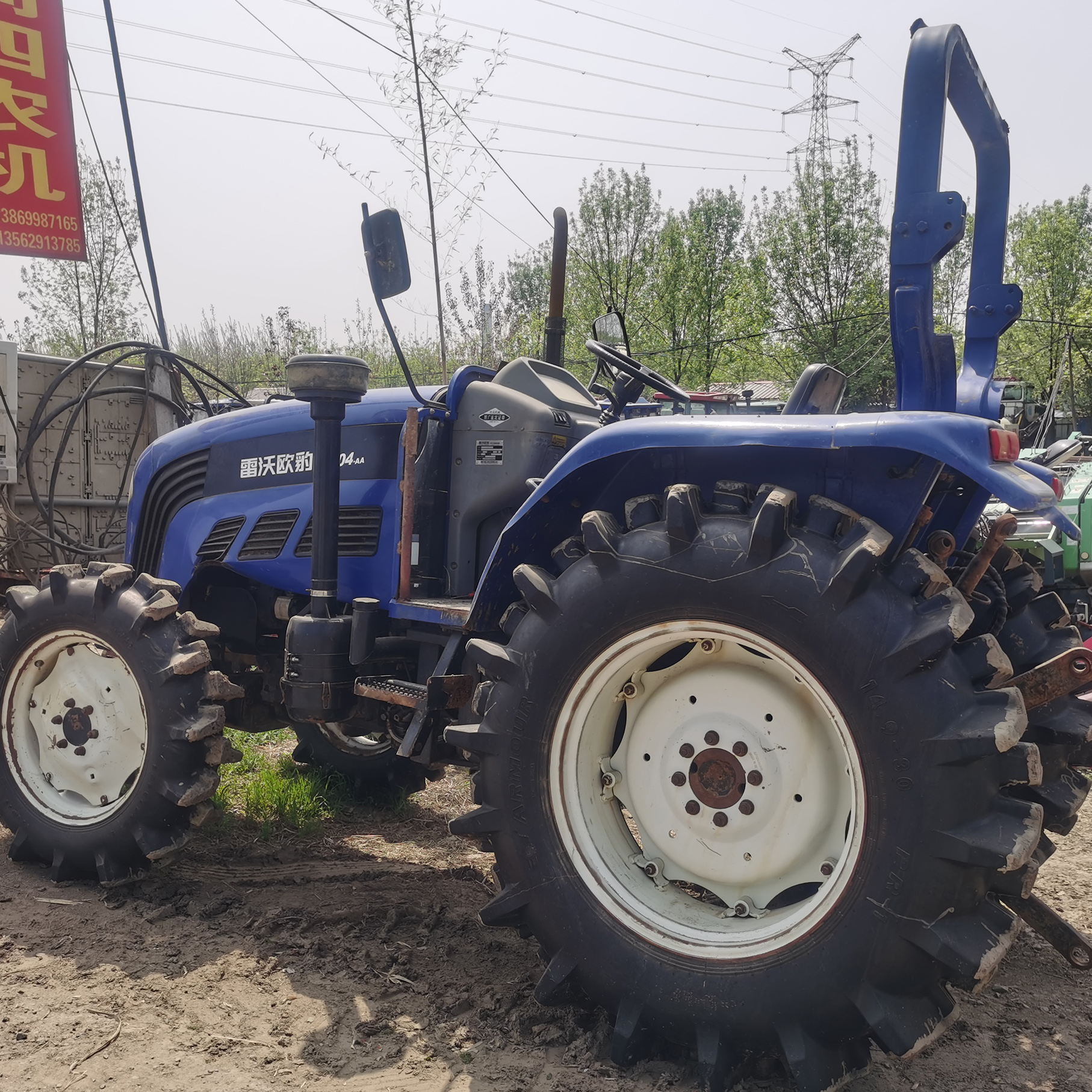 Chin 50HP Farm Wheel small tractor 4X4WD min used tractors for agriculture