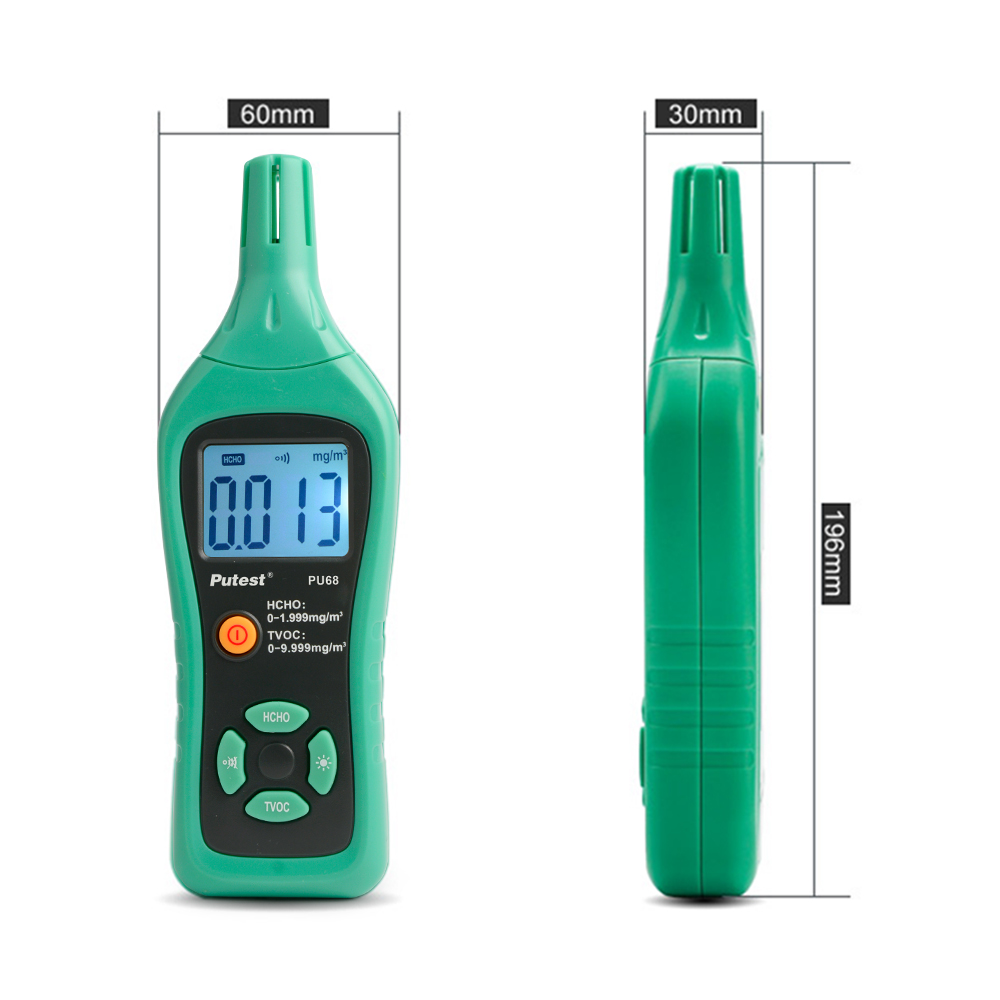 Крытый формальдегид PM2.5 формальдегид (HCHD), PM2.5 и TVOC контроль качества воздуха детектор загрязнения
