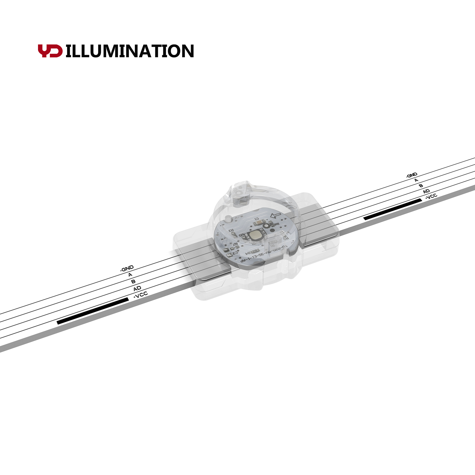 Permanent holiday lights YD outdoor waterproof ce saso approved IP68 RGB LED bridge lighting