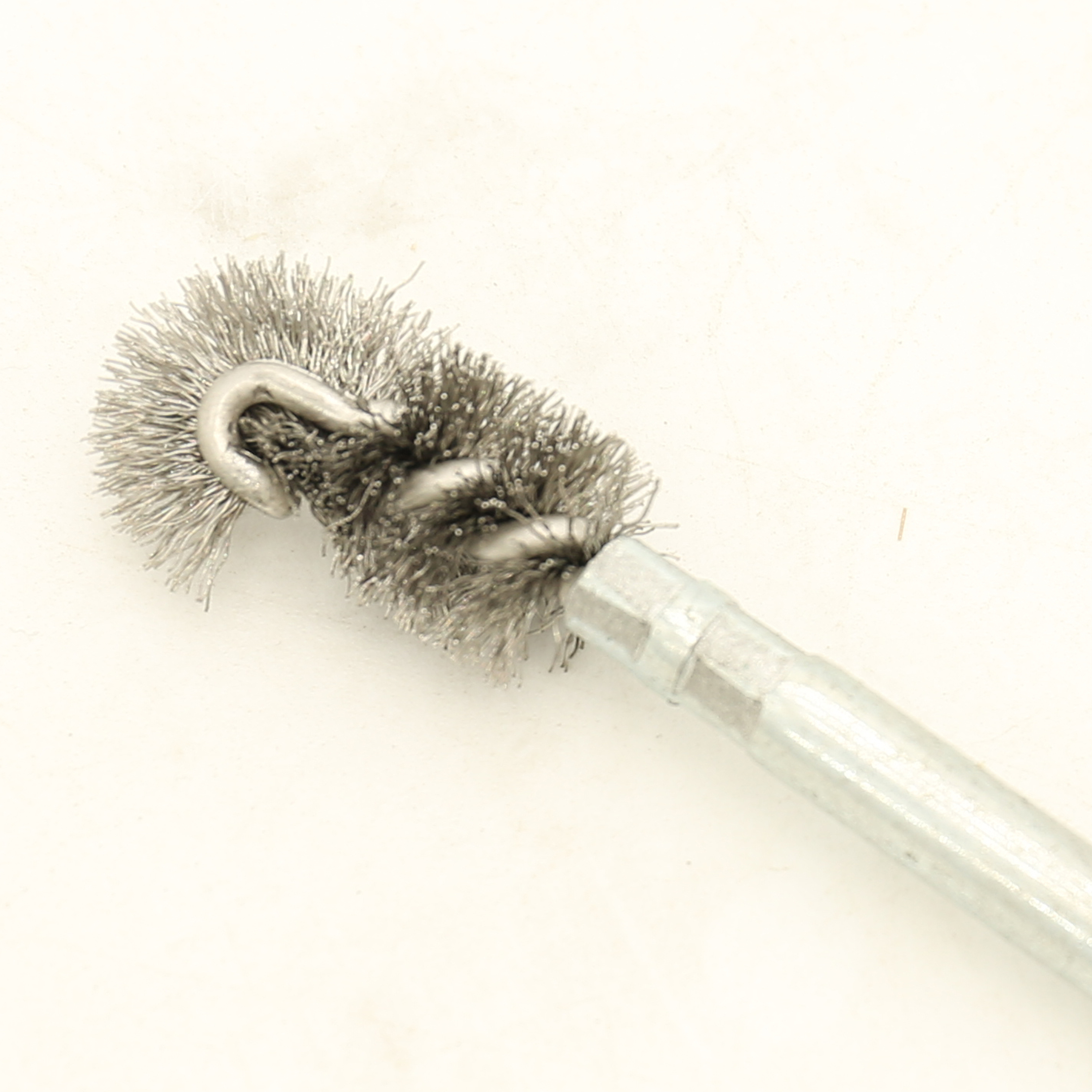 metal polishing brush spiral industrial cleaning brush