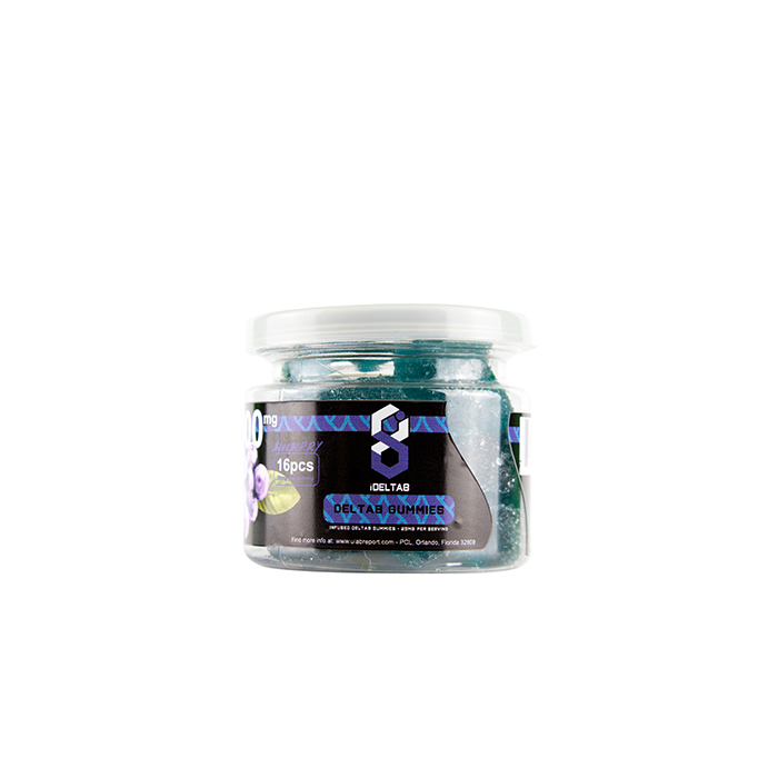 OEM Private Label Design Organic iDelta8 Gummies Vitamin colorful Gummy Candy lueberry green apple lemon strawberry mango mixed