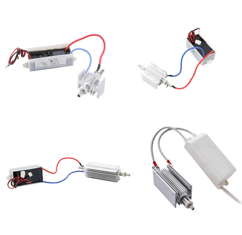12V 24V 110V 230V AQUAPURE multi-functional ozone tube high performance O3 cell Pure Quartz Tube ozone generator parts