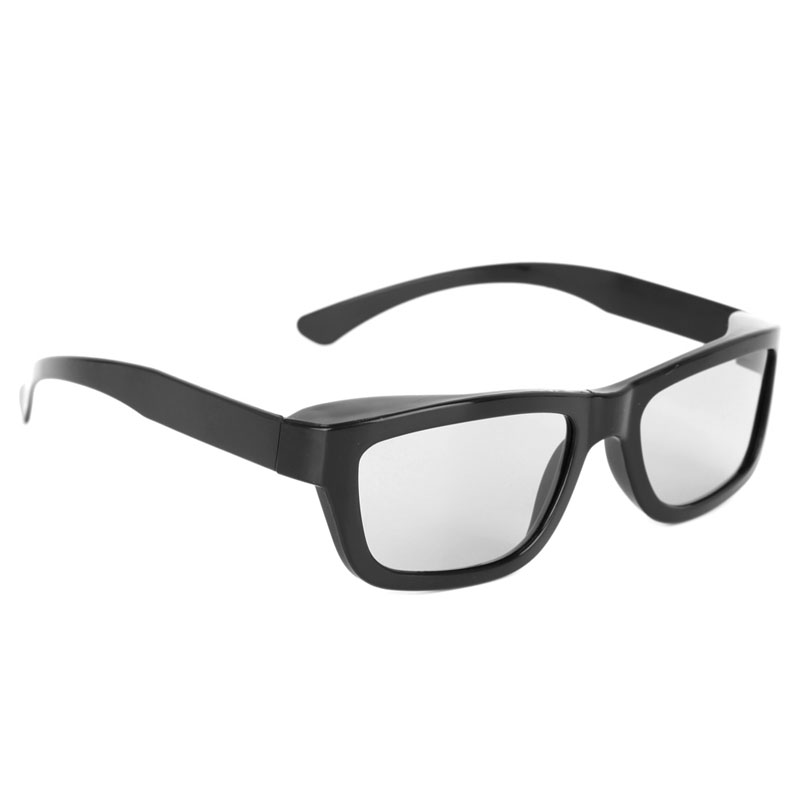1 шт. круговой поляризацией Пассивные 3D очки стерео черный для 3D ТВ Real D зарядное устройство IMAX кинотеатрах
