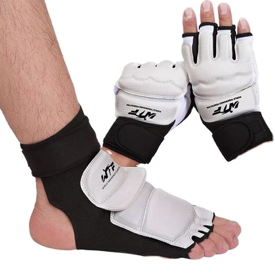 Wholesale Taekwondo Foot Protection Gloves PU Leather Leg Hand Protective Equipment